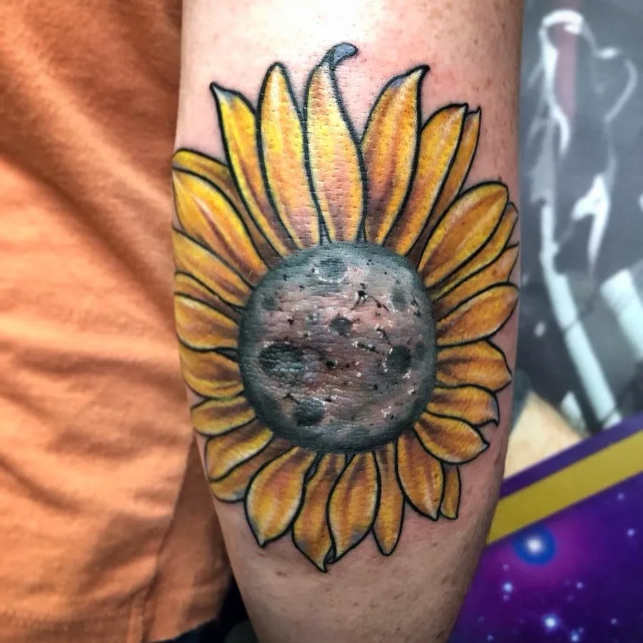 Celestial Sunflower Realism