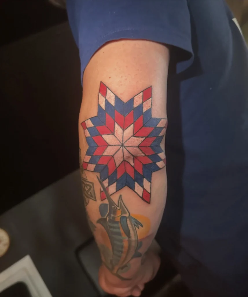 Geometric Americana Star