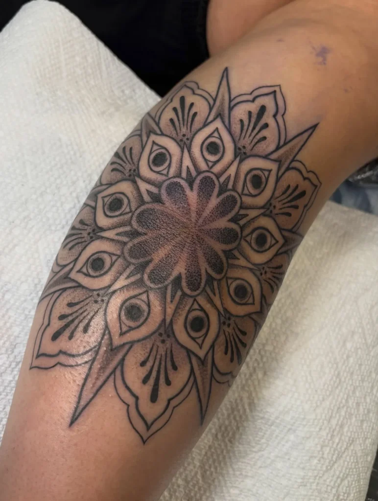 Geometric Dotwork Mandala