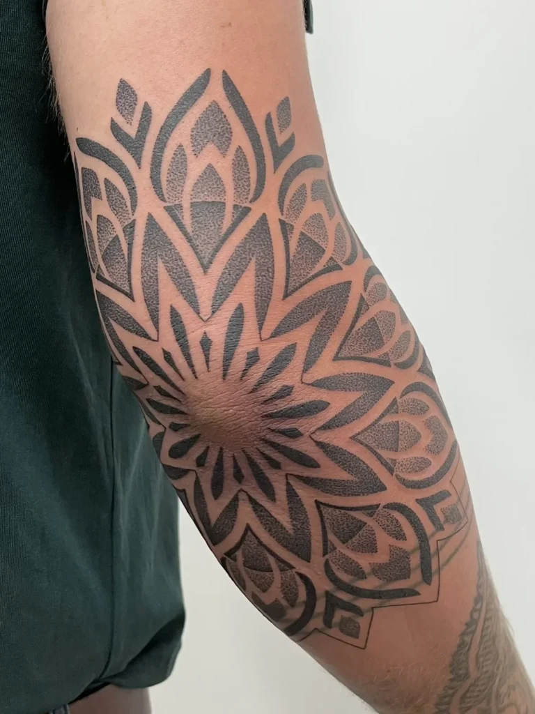 Geometric Dotwork Mandala