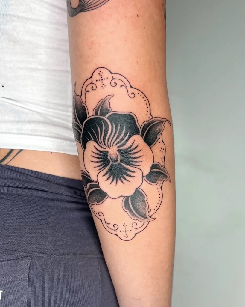 Neo-Traditional Floral with Ornate Filigree