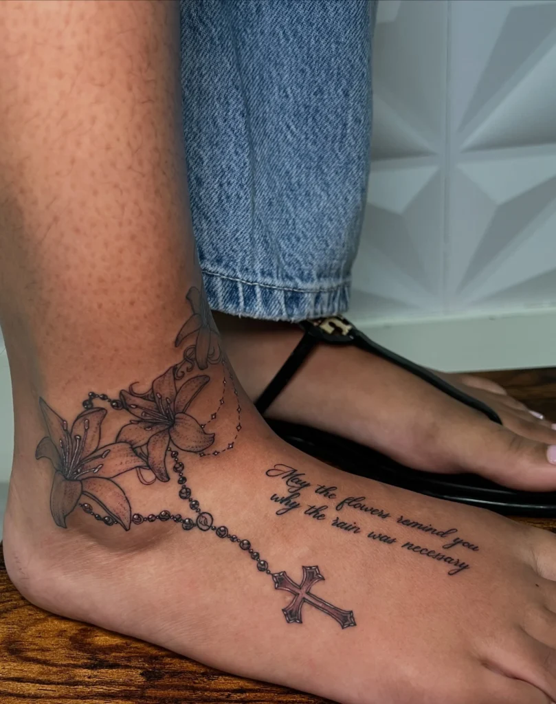 Ornamental Rosary with Script