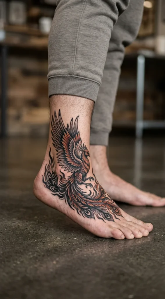 Phoenix Rising Along the Foot