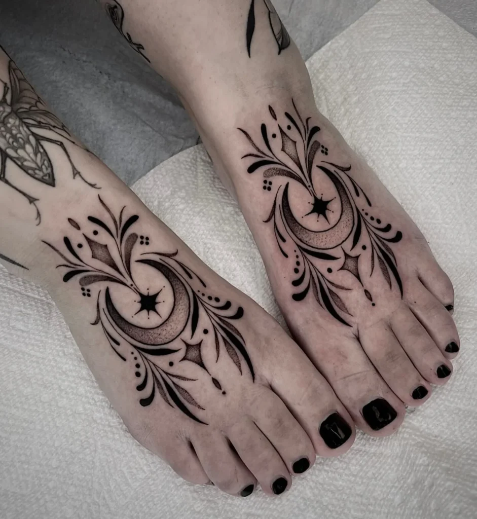 Symmetrical Celestial Ornamentation