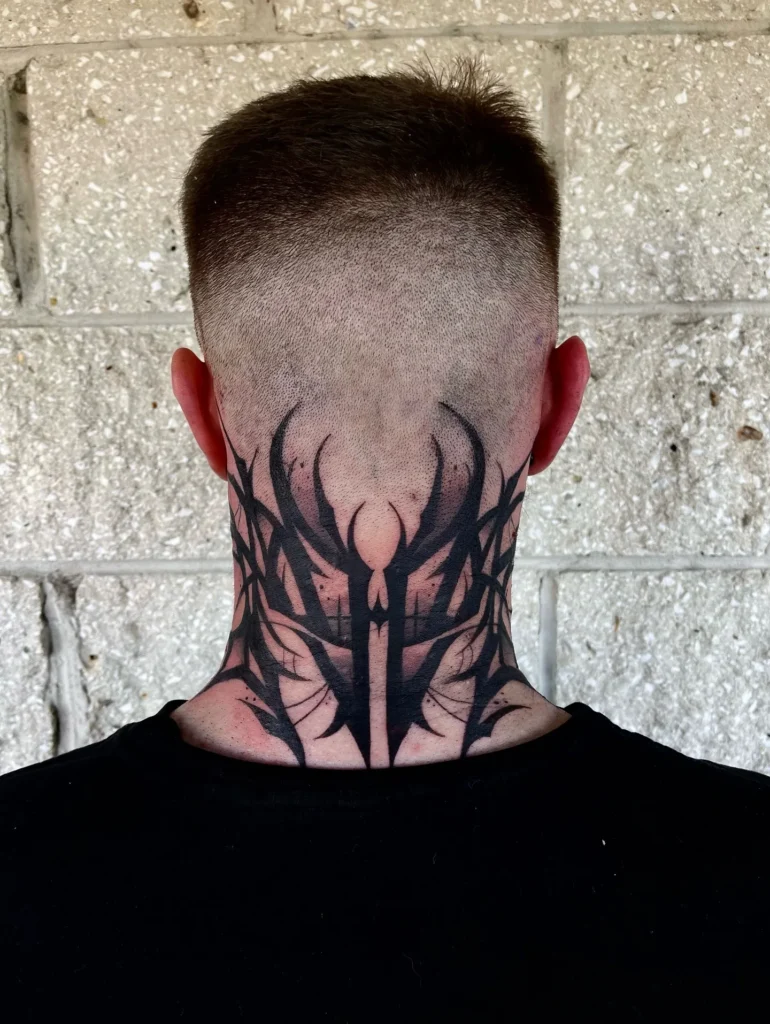 Symmetrical Neo-Tribal Blackwork