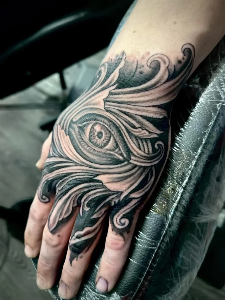 All Seeing Eye with Ornamental Filigree