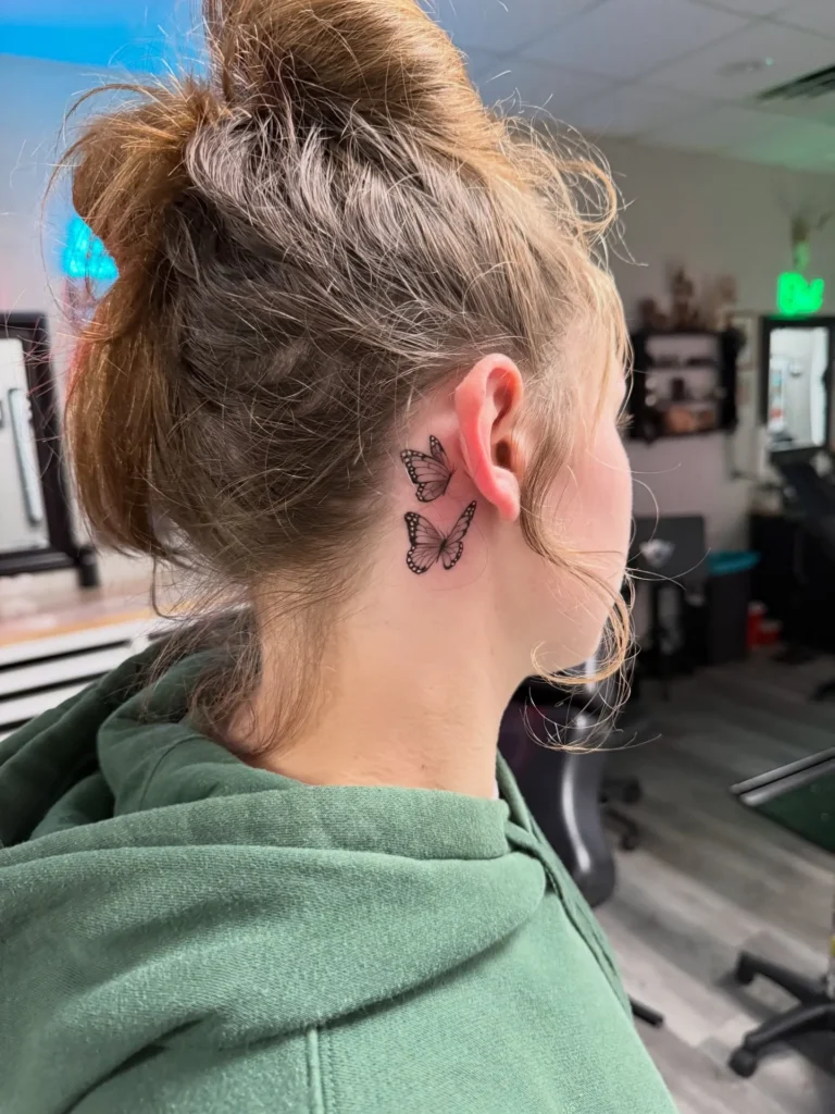 Behind the Ear Butterfly Duo