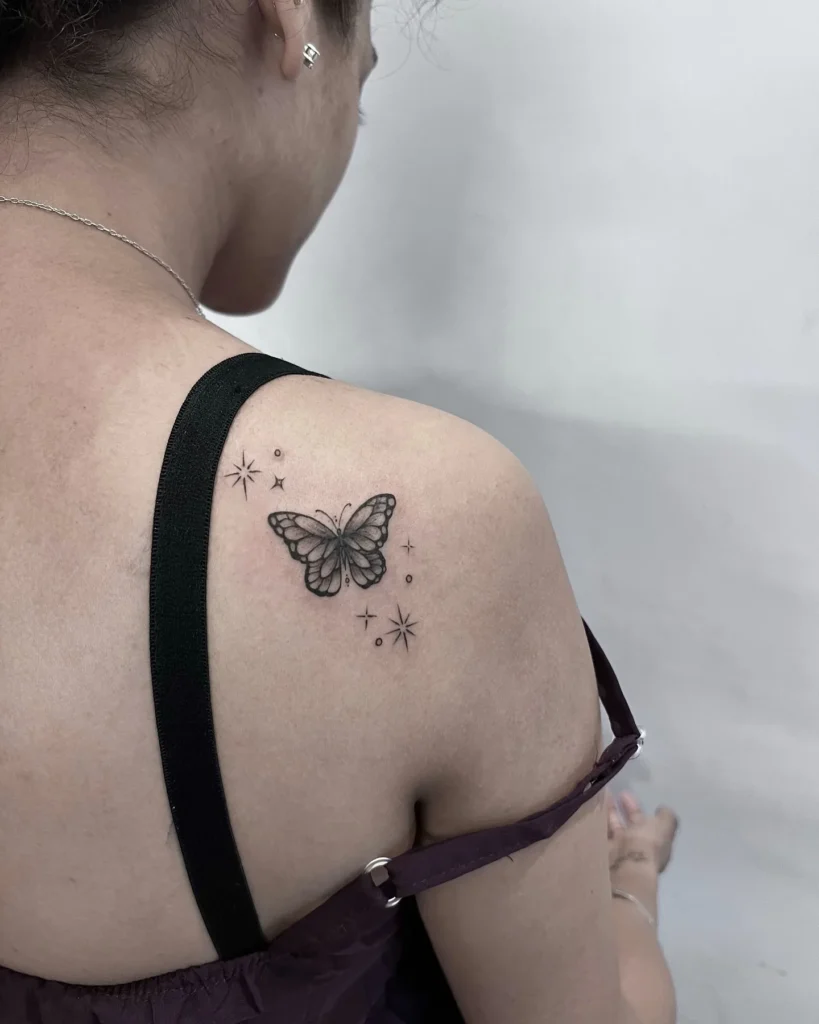 Small Celestial Stardust Butterfly