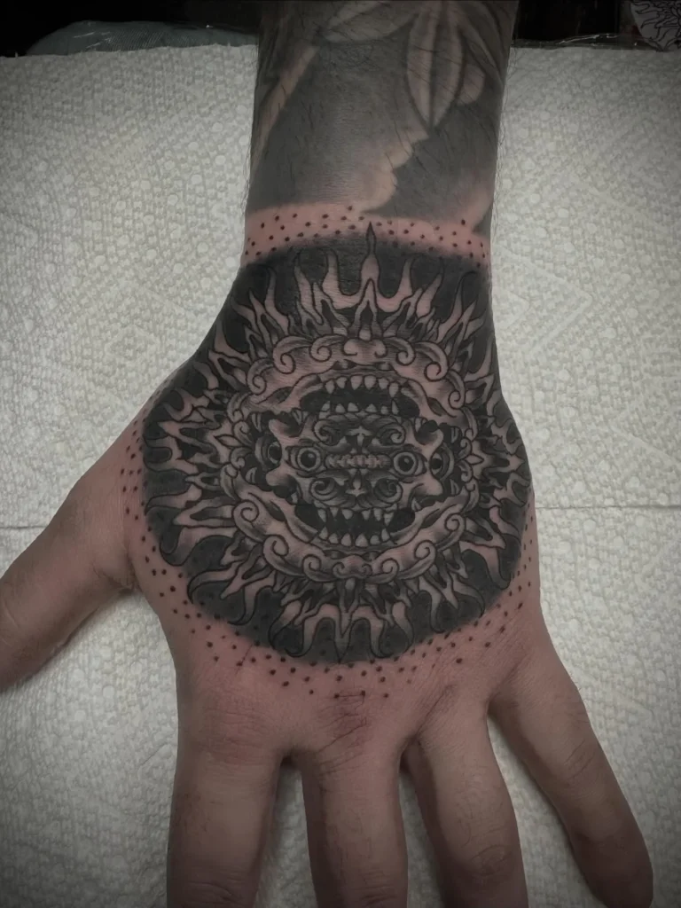 Symmetrical Ornamental Dark Art