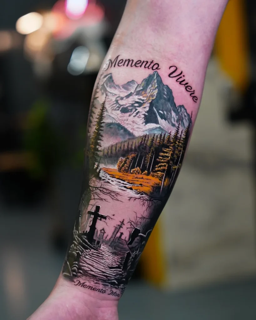 Vibrant Landscapes and Somber Shadows
