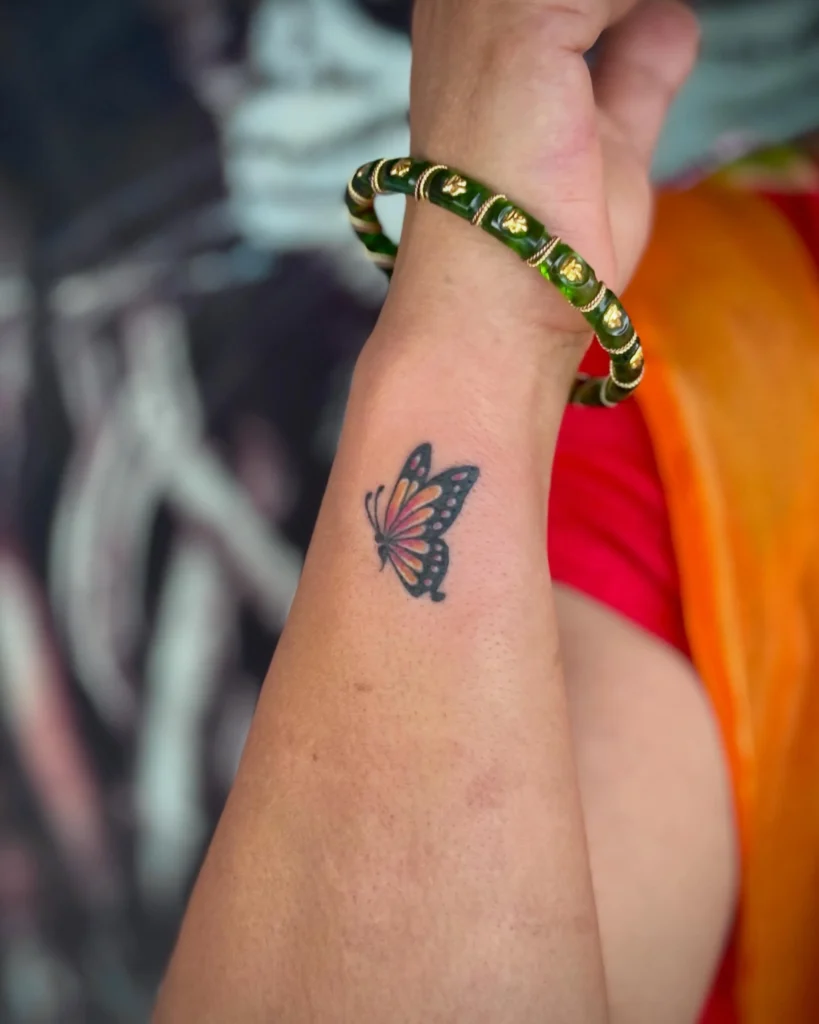 Vibrant Micro Realistic Butterfly