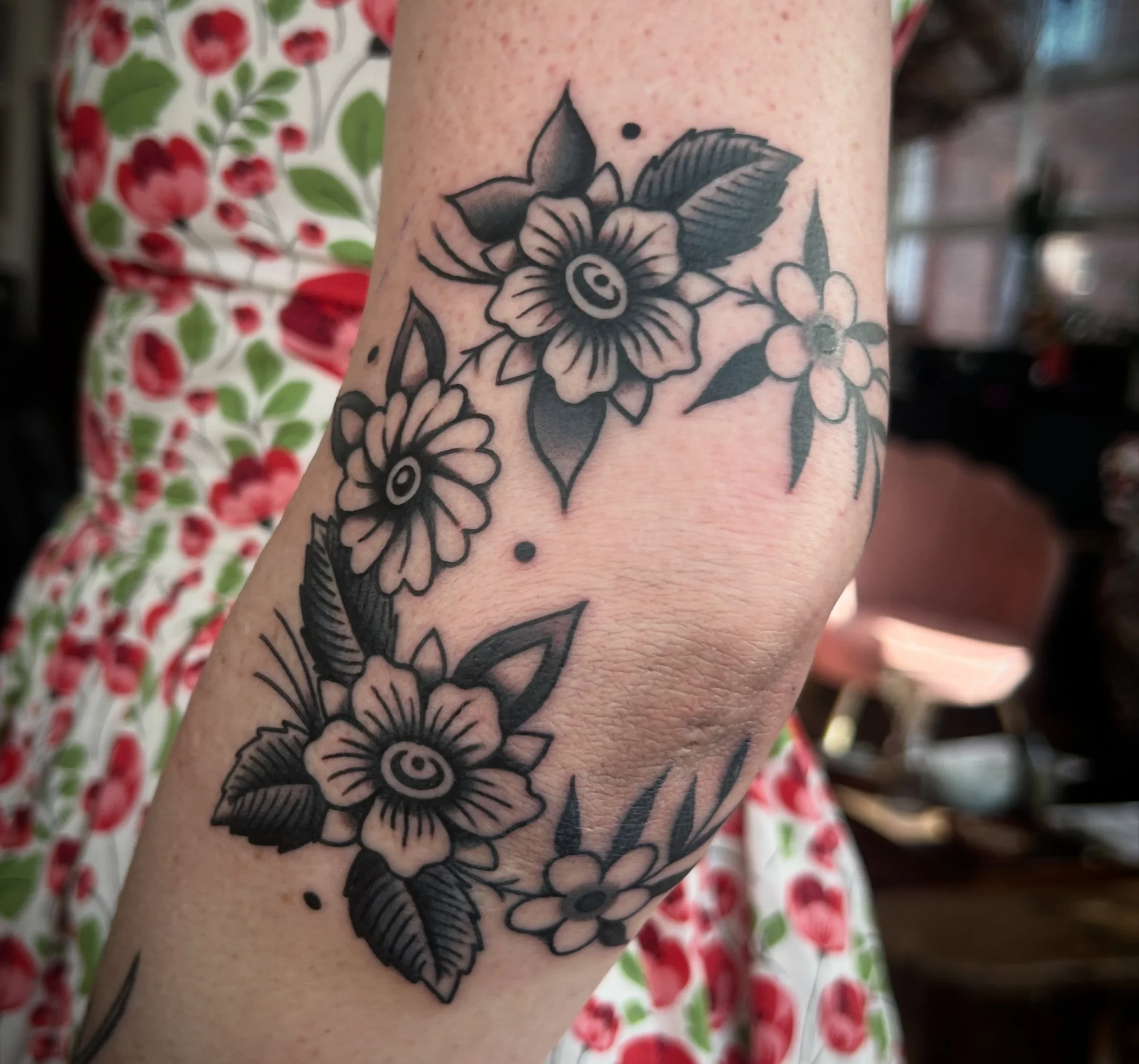 Elbow Tattoo Designs for Women