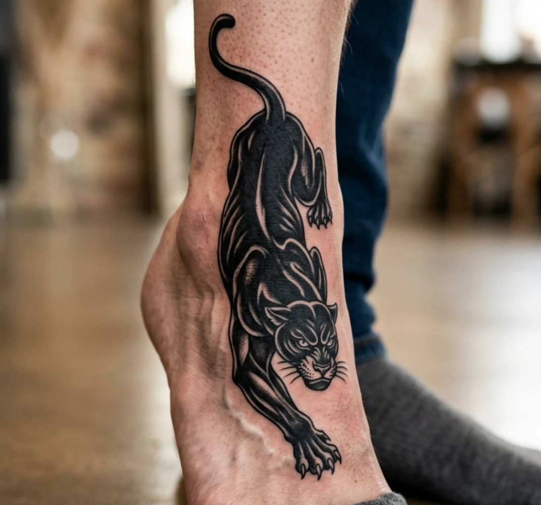 Foot Tattoo Designs for Men