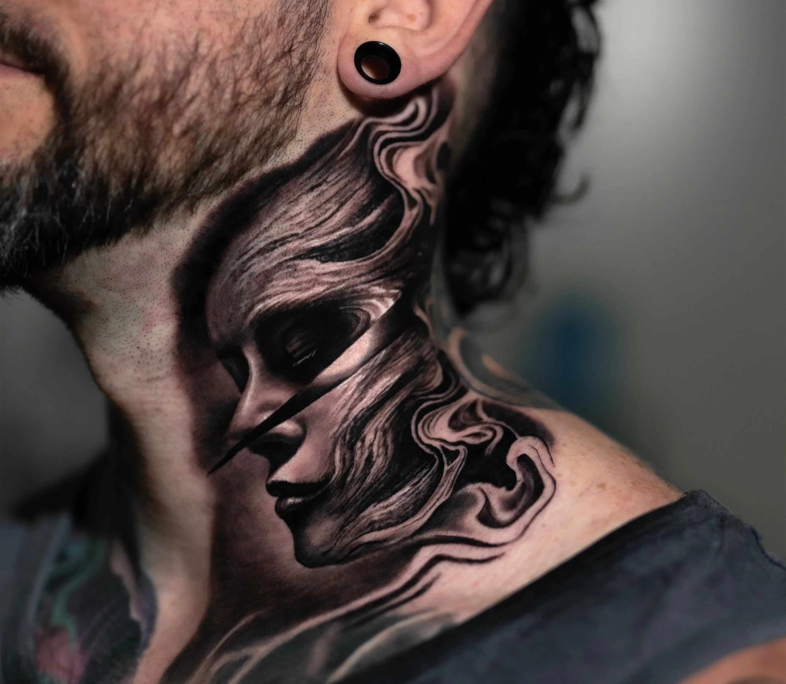 Neck Tattoo Ideas for Men