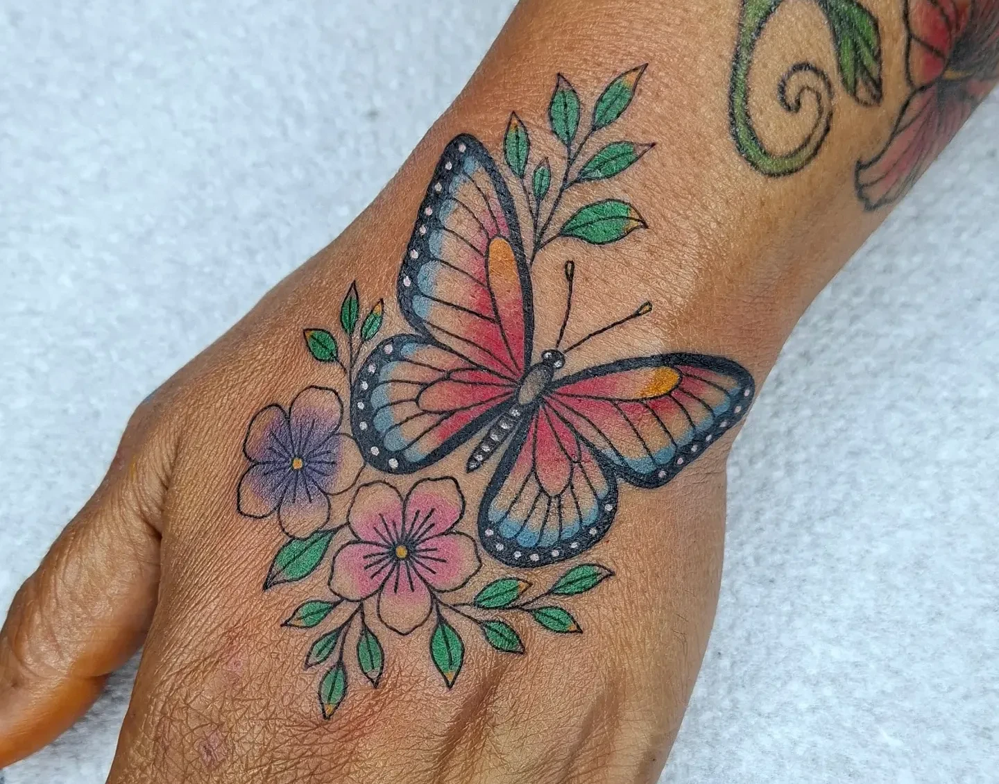 Butterfly Hand Tattoo Ideas